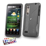 Coque case lg optimus 3d / p920 transparent  le s  silicone souple (tpu)