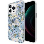 Coque case - mate rifle paper garden magsafe iphone 15 pro - max bleu