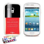 Coque case samsung galaxy s3 mini vernis coquelicot silicone transparent souple (tpu) Coque case samsung galaxy s3 mini vernis coquelicot silicone transparent souple (tpu)