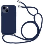 Coque cha�ne de portable pour iphone 13 mini (5. 4'') bleu marine mince anti - rayure anti - choc protection ...