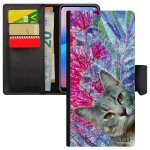 Coque chat samsung galaxy s20 fe simili cuir minou felin portable telephone smartphone animaux lolcat ...