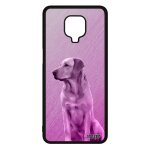 Coque chien pour xiaomi redmi note 9 pro silicone etui portable animal telephone animaux rose labrador ...