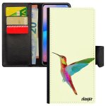 Coque colibri mi note 10 lite porte cartes plumes animal ecologie orange floral mobile animaux telephone ...