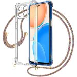 Coque collier pour iphone 13, ultra mince silicone tpu premium housse etui de t�l�phone avec cordon collier ...