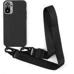 Coque avec collier compatible avec xiaomi redmi note 10 4g / note 10s, tour de cou laniere en corde pendentif ...
