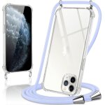 Coque avec cordon pour iphone 11 pro max, collier rglable tlphone etui portable lanyard case transparent ...
