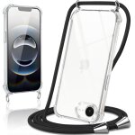 Coque avec cordon pour iphone 16e 6, 1 , collier rglable tlphone etui portable lanyard case transparent ...