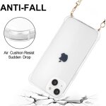 Coque avec cordon pour iphone 8 / 7 / se 2020 / se 2022 4, 7 , etui de t�l�phone avec lot de 2 chaine ...