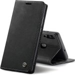 Coque cuir pour samsung galaxy a40, protection housse en cuir pu portefeuille, fermeture magnetique, ...
