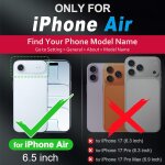 Coque cuir véritable pour iphone air 6, 5 pouces 2025 5g, housse rfid blocage, etui tpu protection totale, ... Coque cuir véritable pour iphone air 6, 5 pouces 2025 5g, housse rfid blocage, etui tpu protection totale, ...