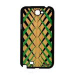 Coque design carreau note 2 bois veritable silicone tartan gt - n7102 effet carre personnalis� portable ...