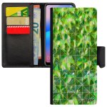 Coque design carreau note 20 ultra portefeuille motif marbre antichoc color� smartphone vert design flip ...