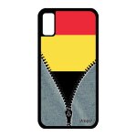 Coque drapeau belgique belge pour apple iphone xs silicone coupe d'europe