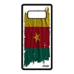 Coque drapeau cameroun camerounais samsung note 8 silicone telephone jo a samsung galaxy note 8
