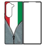 Coque drapeau hongrie hongrois galaxy z fold 6 silicone foot gel coupe du monde jo football basket personnalis ...