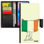 Coque drapeau irlande irlandais pour samsung galaxy a71 simili cuir portefeuille euro case magnetique ...