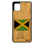 Coque drapeau jamaique jamaicain samsung note 10 lite en bois silicone jo coupe du monde unique foot ...