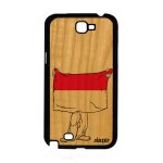 Coque drapeau monaco monegasque note 2 en bois silicone etui telephone gt - n7100 cover football de protection ...