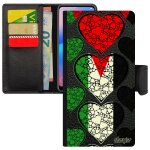 Coque drapeau palestine palestinien pour a40 simili cuir portefeuille coupe du monde jeux olympiques ...