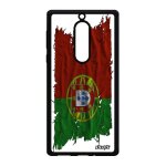 Coque drapeau portugal portugais pour nokia 5 silicone football portable jo gel