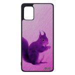 Coque ecureuil pour galaxy a31 silicone noir foret texture animaux animal design mignon telephone tpu ...