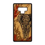 Coque elephant pour samsung note 9 bois silicone ganesh tribal dessin art samsung galaxy note 9