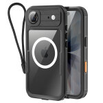 Coque etanche int�grale pour iphone air magsafe antichocs avec dragonne shellbox noir