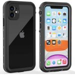 Coque etanche pour iphone 11 avec protection d'�cran, protection int�grale antichoc, anti - poussi�re, ...