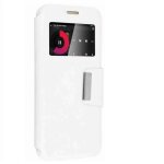 Coque etui housse blanc pour samsung galaxy trend lite (7390)