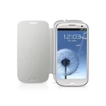 Coque etui samsung flip s view cover, couleur: blanc, modele: etui a rabat, smartphone: galaxy s3 i9300 ...