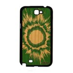 Coque explosion note 2 bois silicone 4g telephone motif fond case vert univers effet fait main galaxie ...