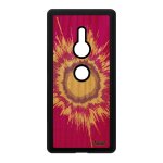 Coque explosion sony xperia xz2 en bois silicone motif fond soleil pas cher de protection mobile effet ...
