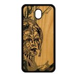 Coque femme pour samsung galaxy j7 2017 pro en bois silicone princesse housse de