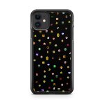 Coque fifrelin noire pour iphone 11 pro max super mario bros items