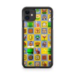 Coque fifrelin noire pour iphone 11 pro max super mario bros maker items