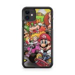 Coque fifrelin noire pour iphone 11 pro max super mario kart nes