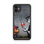 Coque fifrelin noire pour iphone 11 pro max super paper mario origami king jail