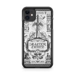 Coque fifrelin noire pour iphone 11 pro max zelda ocarina of time master sword