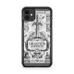 Coque fifrelin noire pour iphone 11 pro zelda ocarina of time master sword
