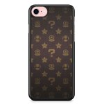 Coque fifrelin noire pour iphone 6 plus et iphone 6s plus super mario bros monogramme