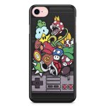 Coque fifrelin noire pour iphone 6 plus et iphone 6s plus super mario bros snes items