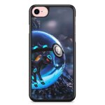 Coque fifrelin noire pour iphone 6 plus et iphone 6s plus noctali pokemon pokeball