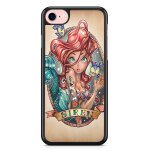 Coque fifrelin noire pour iphone 7 plus et iphone 8 plus ariel the little mermaid la petite sirene
