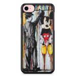 Coque fifrelin noire pour iphone x et iphone xs mickey walt disney art