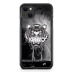 Coque fifrelin rigide noire pour iphone 13 kenzo paris tigre ref 8867