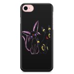 Coque fifrelin rigide noire pour iphone 6 et 6s mentali noctali pokemon go