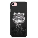 Coque fifrelin rigide noire pour iphone 7 et iphone 8 kenzo paris tigre tour eiffel ref 8414