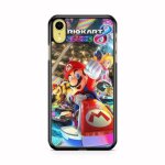 Coque fifrelin rigide noire pour iphone xr mario kart 8 deluxe nintendo switch ref 8602