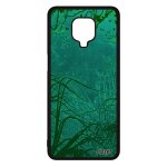 Coque fonds marins redmi note 9 pro silicone 4g algues oc�an vert plong�e noir plantes marines mer nature ...