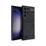 Coque forcell carbone silicone samsung galaxy m55 5g noir